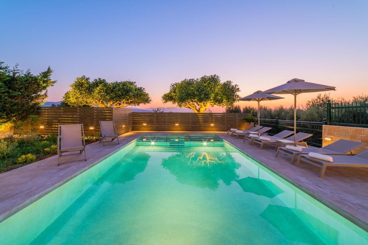 Estella Villa With Pool, Children Area, Bbq & Magnificent Views! Αστέρι Εξωτερικό φωτογραφία