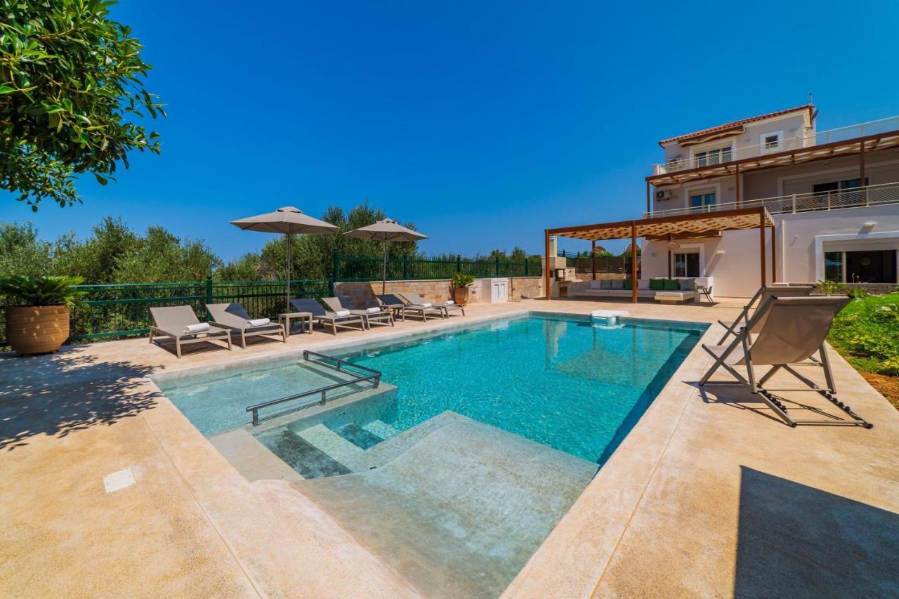 Estella Villa With Pool, Children Area, Bbq & Magnificent Views! Αστέρι Εξωτερικό φωτογραφία