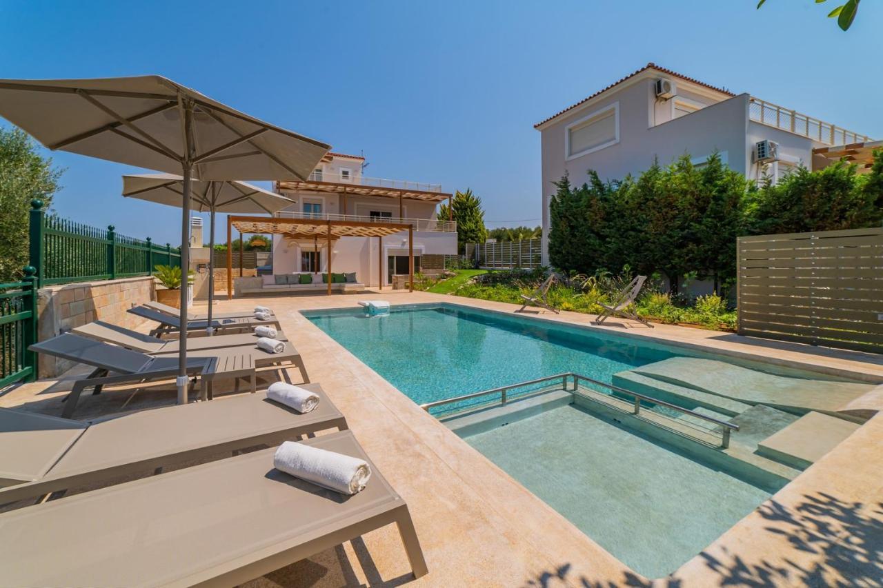 Estella Villa With Pool, Children Area, Bbq & Magnificent Views! Αστέρι Εξωτερικό φωτογραφία