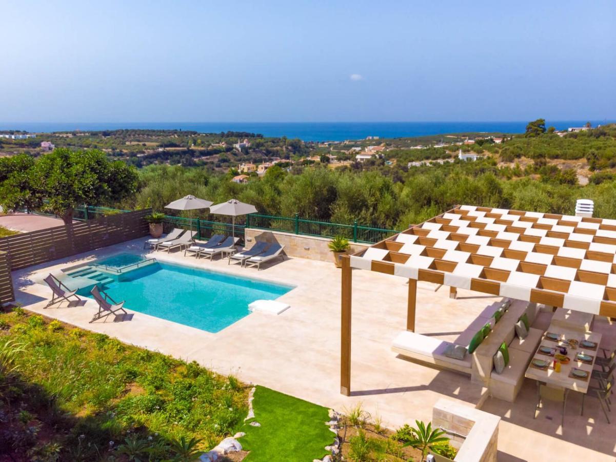 Estella Villa With Pool, Children Area, Bbq & Magnificent Views! Αστέρι Εξωτερικό φωτογραφία